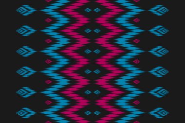 Halı etnik kabile sanatı. Etnik faks kusursuz desen. Amerikan, Meksika tarzı. Arkaplan, duvar kağıdı, illüstrasyon, kumaş, giysi, halı, tekstil, batik, nakış için tasarım.