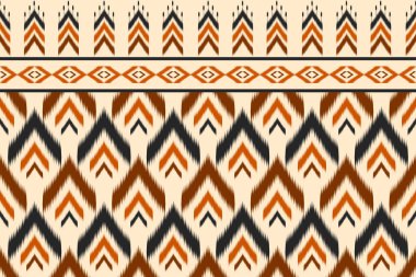 Soyut etnik model sanatı. Geleneksel, kusursuz desenler. Amerikan, Meksika tarzı. Arkaplan, duvar kağıdı, vektör illüstrasyonu, kumaş, giysi, halı, tekstil, batik, nakış için tasarım.