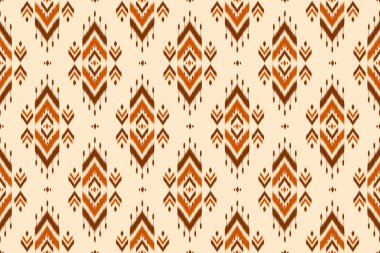 Soyut etnik köken geçmişi. Kabilesel olarak geometrik, pürüzsüz desen. Kumaş Hint tarzı. Duvar kağıdı, vektör illüstrasyonu, kumaş, giysi, halı, tekstil, batik, nakış için tasarım.