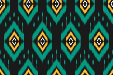 Kumaş desenli sanat. Geometrik etnik kalıplar geleneksel. Amerikan, Meksika tarzı. Arkaplan, duvar kağıdı, illüstrasyon, kumaş, giysi, halı, tekstil, batik, nakış için tasarım.