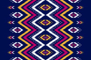 Halı etnik kabile sanatı. Etnik faks kusursuz desen. Amerikan, Meksika tarzı. Arkaplan, duvar kağıdı, illüstrasyon, kumaş, giysi, halı, tekstil, batik, nakış için tasarım.