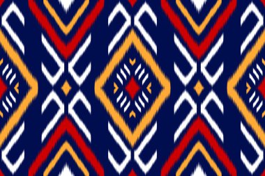 Soyut etnik model sanatı. Geleneksel, kusursuz desenler. Amerikan, Meksika tarzı. Arkaplan, duvar kağıdı, vektör illüstrasyonu, kumaş, giysi, halı, tekstil, batik, nakış için tasarım.