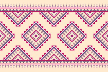 Halı kabile desenli sanat. Geometrik etnik kalıplar geleneksel. Amerikan, Meksika tarzı. Arkaplan, duvar kağıdı, illüstrasyon, kumaş, giysi, halı, tekstil, batik, nakış için tasarım.