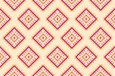 Geometrik etnik kalıplar geleneksel. Amerikan, Meksika tarzı. Aztek kabile süsü izi. Arkaplan, duvar kağıdı, illüstrasyon, kumaş, giysi, halı, batik, nakış için tasarım.