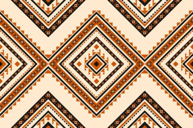 Geometrik etnik kalıplar geleneksel. Amerikan, Meksika tarzı. Aztek kabile süsü izi. Arkaplan, duvar kağıdı, illüstrasyon, kumaş, giysi, halı, batik, nakış için tasarım.