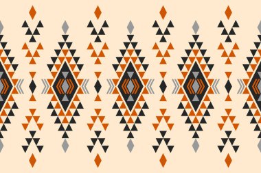 Halı kabile desenli sanat. Geometrik etnik kalıplar geleneksel. Amerikan, Meksika tarzı. Arkaplan, duvar kağıdı, illüstrasyon, kumaş, giysi, halı, tekstil, batik, nakış için tasarım.