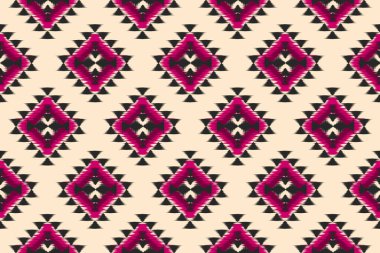 Kabilede etnik faks kusursuzdur. Aztek geometrik etnik süs baskısı. Ikat şablonu. Arkaplan, duvar kağıdı, illüstrasyon, kumaş, giysi, halı, tekstil, batik, nakış için tasarım.