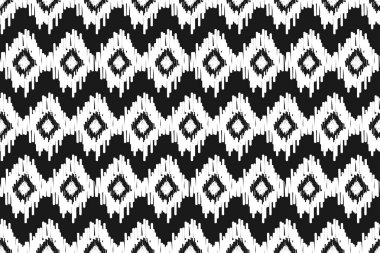 Kumaş desenli sanat. Geometrik etnik kalıplar geleneksel. Amerikan, Meksika tarzı. Arkaplan, duvar kağıdı, illüstrasyon, kumaş, giysi, halı, tekstil, batik, nakış için tasarım.