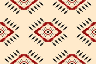 Güzel etnik kabile sanatı. Etnik faks kusursuz desen. Amerikan ve Meksika tarzı. Arkaplan, duvar kağıdı, illüstrasyon, kumaş, giysi, halı, tekstil, batik, nakış için tasarım.