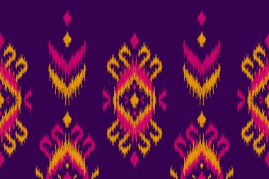 Soyut etnik model sanatı. Geleneksel, kusursuz desenler. Amerikan, Meksika tarzı. Arkaplan, duvar kağıdı, vektör illüstrasyonu, kumaş, giysi, halı, tekstil, batik, nakış için tasarım.