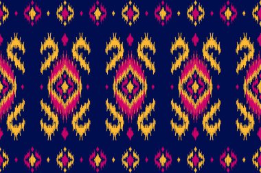 Halı etnik kabile sanatı. Etnik faks kusursuz desen. Amerikan, Meksika tarzı. Arkaplan, duvar kağıdı, illüstrasyon, kumaş, giysi, halı, tekstil, batik, nakış için tasarım.