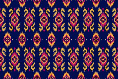 Soyut etnik model sanatı. Geleneksel, kusursuz desenler. Amerikan, Meksika tarzı. Arkaplan, duvar kağıdı, vektör illüstrasyonu, kumaş, giysi, halı, tekstil, batik, nakış için tasarım.