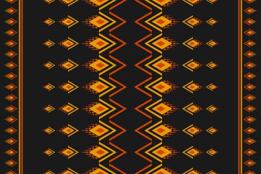 Güzel etnik model sanat. Geometrik etnik düzen kabilesel, halk nakışı ve Meksika tarzı. Arkaplan, duvar kağıdı, illüstrasyon, tekstil, kumaş, giysi, halı için tasarım.