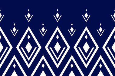 Geometrik etnik kalıplar geleneksel. Kumaş kabile desenli sanat. Aztek etnik süs baskısı. Meksika usulü. Arkaplan, kumaş, giysi, halı, tekstil, batik, nakış için tasarım.