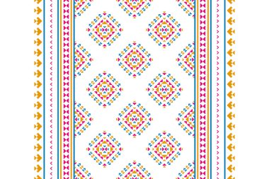 Halı kabile desenli sanat. Geometrik etnik kalıplar geleneksel. Amerikan, Meksika tarzı. Arkaplan, duvar kağıdı, illüstrasyon, kumaş, giysi, halı, tekstil, batik, nakış için tasarım.