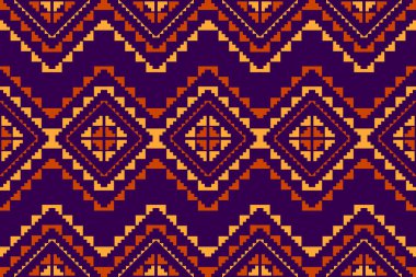 Geometrik etnik kalıplar geleneksel. Aztek etnik süs baskısı. Kabile şablonu. Arkaplan, kumaş, giysi, halı, tekstil, batik, nakış için tasarım.