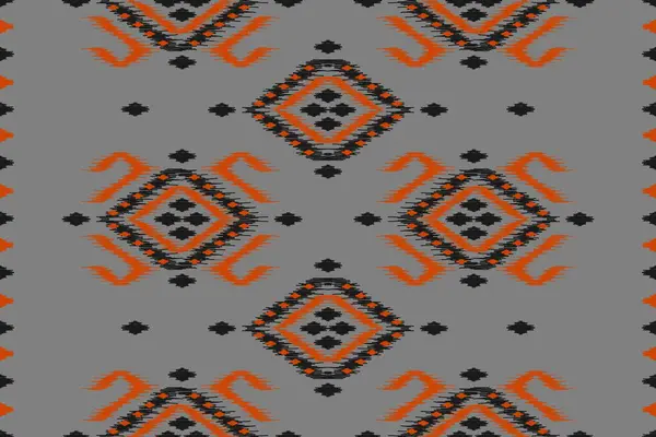 Kabilede etnik faks kusursuzdur. Aztek geometrik etnik süs baskısı. Ikat şablonu. Arkaplan, duvar kağıdı, illüstrasyon, kumaş, giysi, halı, tekstil, batik, nakış için tasarım.