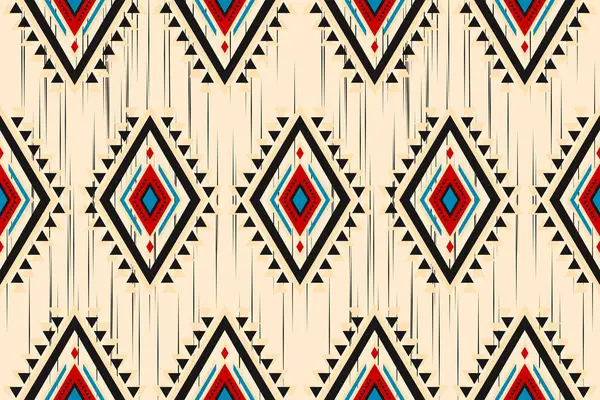 Geometrik etnik kalıplar geleneksel. Aztek etnik süs baskısı. Kabile şablonu. Arkaplan, kumaş, giysi, halı, tekstil, batik, nakış için tasarım.