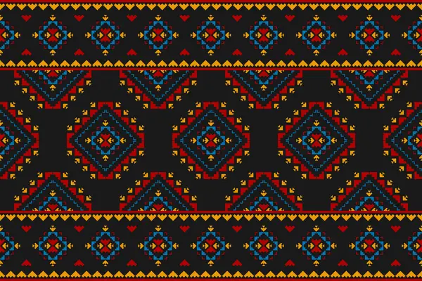 Halı kabile desenli sanat. Geometrik etnik kalıplar geleneksel. Amerikan, Meksika tarzı. Arkaplan, duvar kağıdı, illüstrasyon, kumaş, giysi, halı, tekstil, batik, nakış için tasarım.