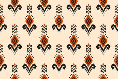 Soyut etnik model sanatı. Geleneksel, kusursuz desenler. Amerikan, Meksika tarzı. Arkaplan, duvar kağıdı, vektör illüstrasyonu, kumaş, giysi, halı, tekstil, batik, nakış için tasarım.