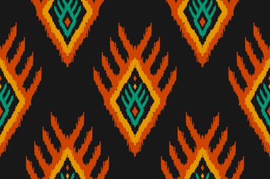 Güzel etnik kabile sanatı. Etnik faks kusursuz desen. Amerikan ve Meksika tarzı. Arkaplan, duvar kağıdı, illüstrasyon, kumaş, giysi, halı, tekstil, batik, nakış için tasarım.