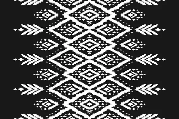 Halı Etnik Şablon Sanatı. Geometrik etnik örgü, kabilesel düzende kusursuz desen. Meksika usulü. Arkaplan, duvar kağıdı, illüstrasyon, kumaş, giysi, halı, tekstil, batik, nakış için tasarım.