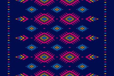 Kabilede etnik faks kusursuzdur. Aztek geometrik etnik süs baskısı. Ikat şablonu. Arkaplan, duvar kağıdı, illüstrasyon, kumaş, giysi, halı, tekstil, batik, nakış için tasarım.