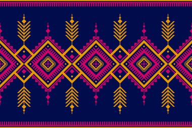 Halı kabile desenli sanat. Geometrik etnik kalıplar geleneksel. Amerikan, Meksika tarzı. Arkaplan, duvar kağıdı, illüstrasyon, kumaş, giysi, halı, tekstil, batik, nakış için tasarım.