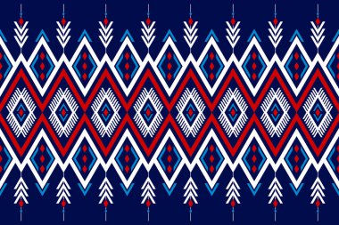 Halı kabile desenli sanat. Geometrik etnik kalıplar geleneksel. Amerikan, Meksika tarzı. Arkaplan, duvar kağıdı, illüstrasyon, kumaş, giysi, halı, tekstil, batik, nakış için tasarım.