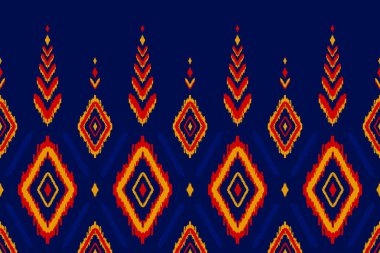 Kabilede etnik faks kusursuzdur. Amerikan, Meksika tarzı. Aztek geometrik süs izi. Arkaplan, duvar kağıdı, illüstrasyon, kumaş, giysi, halı, tekstil, batik, nakış için tasarım.