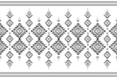 Halı etnik kabile sanatı. Etnik faks kusursuz desen. Amerikan, Meksika tarzı. Arkaplan, duvar kağıdı, illüstrasyon, kumaş, giysi, halı, tekstil, batik, nakış için tasarım.