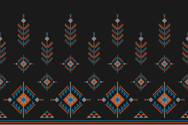 Geometrik etnik kalıplar geleneksel. Aztek etnik süs baskısı. Kabile şablonu. Arkaplan, kumaş, giysi, halı, tekstil, batik, nakış için tasarım.