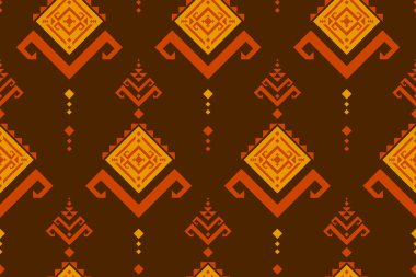 Geometrik etnik kalıplar geleneksel. Amerikan, Meksika tarzı. Aztek kabile süsü izi. Arkaplan, duvar kağıdı, illüstrasyon, kumaş, giysi, halı, batik, nakış için tasarım.