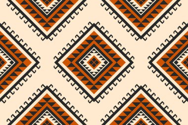 Geometrik etnik kalıplar geleneksel. Amerikan, Meksika tarzı. Aztek kabile süsü izi. Arkaplan, duvar kağıdı, illüstrasyon, kumaş, giysi, halı, batik, nakış için tasarım.