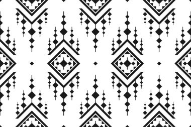 Geometrik etnik kalıplar geleneksel. Amerikan, Meksika tarzı. Aztek kabile süsü izi. Arkaplan, duvar kağıdı, illüstrasyon, kumaş, giysi, halı, batik, nakış için tasarım.