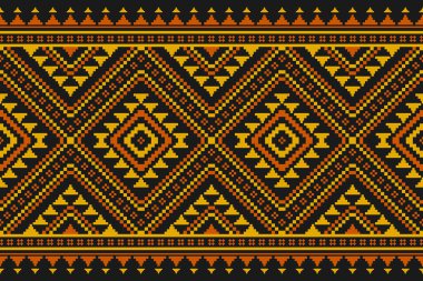 Halı kabile desenli sanat. Geometrik etnik kalıplar geleneksel. Amerikan, Meksika tarzı. Arkaplan, illüstrasyon, kumaş, kıyafet, halı, tekstil, batik, nakış için tasarım.