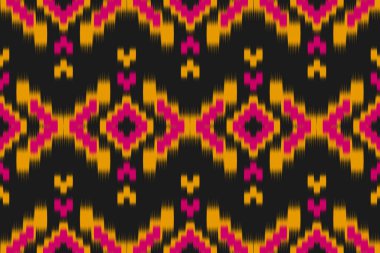 Güzel etnik kabile sanatı. Etnik faks kusursuz desen. Amerikan ve Meksika tarzı. Arkaplan, duvar kağıdı, illüstrasyon, kumaş, giysi, halı, tekstil, batik, nakış için tasarım.