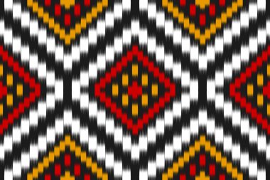 Kumaş etnik model sanat. Kabilede kusursuz bir düzen var. Amerikan, Meksika tarzı. Arkaplan, duvar kağıdı, illüstrasyon, kumaş, giysi, halı, tekstil, batik, nakış için tasarım.