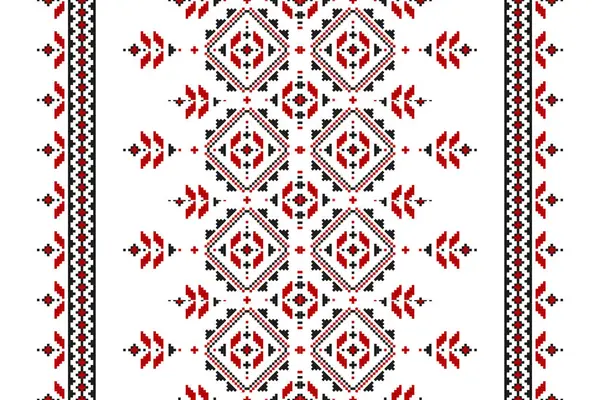 Halı çiçek desenli sanat. Geometrik etnik çiçek desenli kabile. Amerikan, Meksika tarzı. Arkaplan, illüstrasyon, kumaş, giysi, halı, batik, nakış için tasarım.