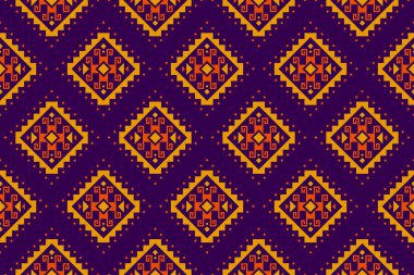 Geometrik etnik kalıplar geleneksel. Amerikan, Meksika tarzı. Arkaplan, duvar kağıdı, illüstrasyon, kumaş, giysi, halı, tekstil, batik, nakış için tasarım.
