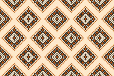 Geometrik etnik kalıplar geleneksel. Amerikan, Meksika tarzı. Aztek kabile süsü izi. Arkaplan, duvar kağıdı, illüstrasyon, kumaş, giysi, halı, batik, nakış için tasarım.