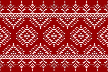 Halı kabile desenli sanat. Geometrik etnik kalıplar geleneksel. Amerikan, Meksika tarzı. Arkaplan, duvar kağıdı, illüstrasyon, kumaş, giysi, halı, tekstil, batik, nakış için tasarım.