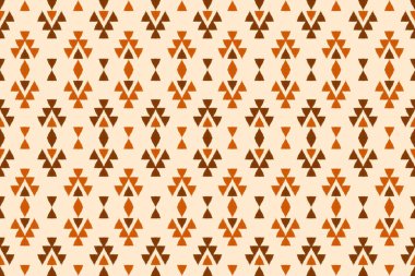 Kumaş desenli sanat. Geometrik etnik kalıplar geleneksel. Amerikan, Meksika tarzı. Arkaplan, duvar kağıdı, illüstrasyon, kumaş, giysi, halı, tekstil, batik, nakış için tasarım.