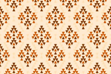 Kumaş desenli sanat. Geometrik etnik kalıplar geleneksel. Amerikan, Meksika tarzı. Arkaplan, duvar kağıdı, illüstrasyon, kumaş, giysi, halı, tekstil, batik, nakış için tasarım.