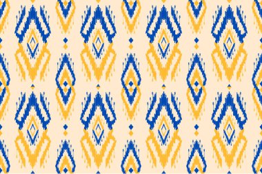 Soyut etnik köken geçmişi. Kabilesel olarak geometrik, pürüzsüz desen. Kumaş Hint tarzı. Duvar kağıdı, vektör illüstrasyonu, kumaş, giysi, halı, tekstil, batik, nakış için tasarım.