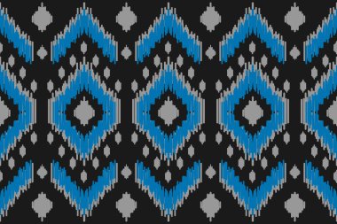 Soyut etnik model sanatı. Geleneksel, kusursuz desenler. Amerikan, Meksika tarzı. Arkaplan, duvar kağıdı, vektör illüstrasyonu, kumaş, giysi, halı, tekstil, batik, nakış için tasarım.