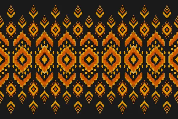 Halı Etnik Şablon Sanatı. Geometrik etnik örgü, kabilesel düzende kusursuz desen. Meksika usulü. Arkaplan, duvar kağıdı, illüstrasyon, kumaş, giysi, halı, tekstil, batik, nakış için tasarım.