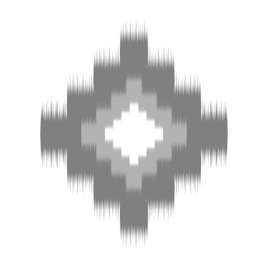 Etnik model sanatı. Amerikan, Meksika tarzı. Geçmişi Aztek kabilesi süsü. Kumaş, giysi, tekstil, logo, sembol tasarımı.