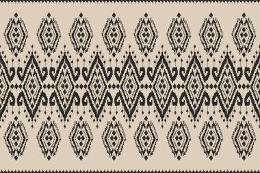 Halı etnik kabile sanatı. Etnik faks kusursuz desen. Amerikan, Meksika tarzı. Arkaplan, duvar kağıdı, illüstrasyon, kumaş, giysi, halı, tekstil, batik, nakış için tasarım.