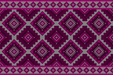 Geometrik etnik kalıplar geleneksel. Amerikan, Meksika tarzı. Güzel halı kabilesi sanatı. Kumaş Aztek arka planı. Giysiler, tekstil, batik, nakış için tasarım.